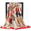 Fashion Scarves For Women Print Silk Satin Head Scarf Female 90cmx90cm Luxury Brand Square Shawl Large Hijab Scarfs For Ladies