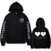 Singer Yungblud Black Hearts Club Print Hoodie Male Casual Loose Sweatshirt Men Women Rock Vintage Tracksuit