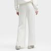 Fila FW23 New Knit Long Pants Simple Loose Commuter Wide Leg Casual Pants Women Bottoms Cloud-Mushroom-White F11W349603F-WT