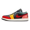 Air Jordan 1 Low SE Black Multi-Color Women Sneakers Taxi French-Blue Fire-Red DN3739-060