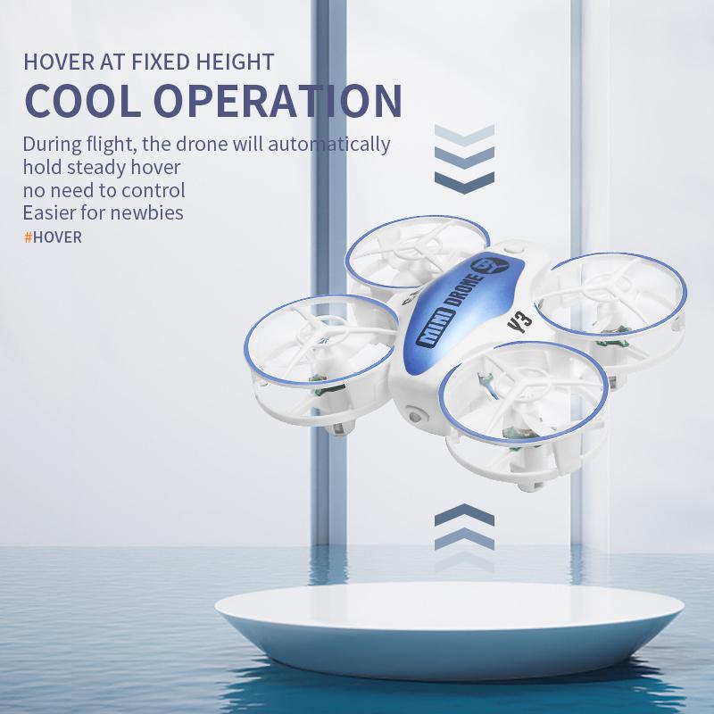 Y3 Mini Ufo Toys Quadcopter with Lights Rc Drone Plane Remote Control Helicopter Aircraft Dron Drones Children's Toys for Boys