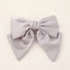 Satin Bowknot Hair Clip Spring Clip Hair Accessory Daily Wear French Hair Bow Clip  Girls