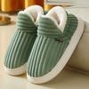 Fashion Shevalues Winter Plush Lining Slippers For Women Men Fashion Platform Slippers Cozy Home Boots Fluffy Warm Outdoor Ankles Shoes