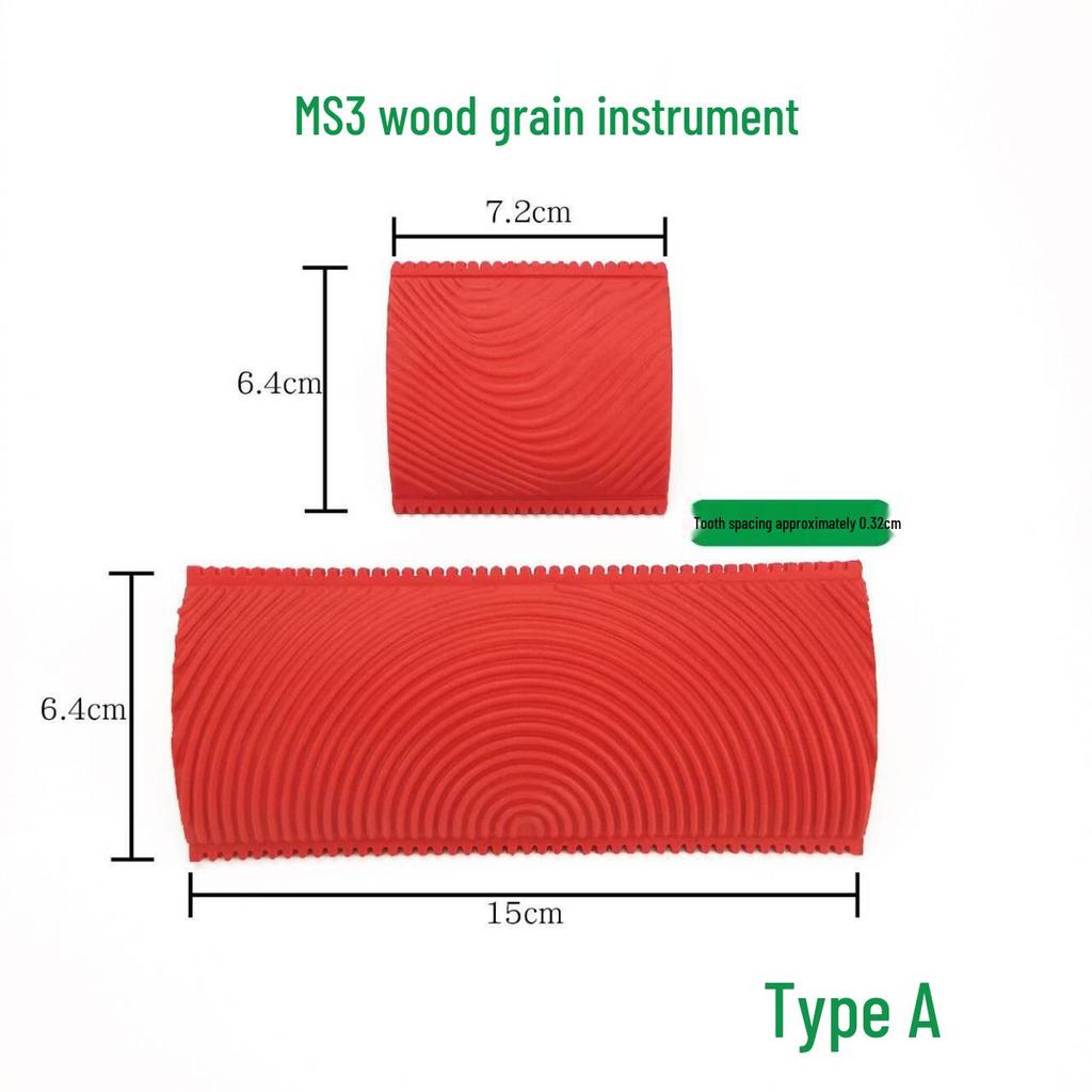 11-Piece Wood Grain Wall Art Tool Set