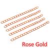 50pcs/lot 50mm 70mm 5x4mm Necklace Extension Chain Bulk Bracelet Extended Chains Tail Extender For DIY Jewelry Making Findings