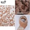 Winter hat, gloves, scarf, three-piece set, outdoor cold-proof and warm pullover hat, fleece ear protector, knitted wool hat for women