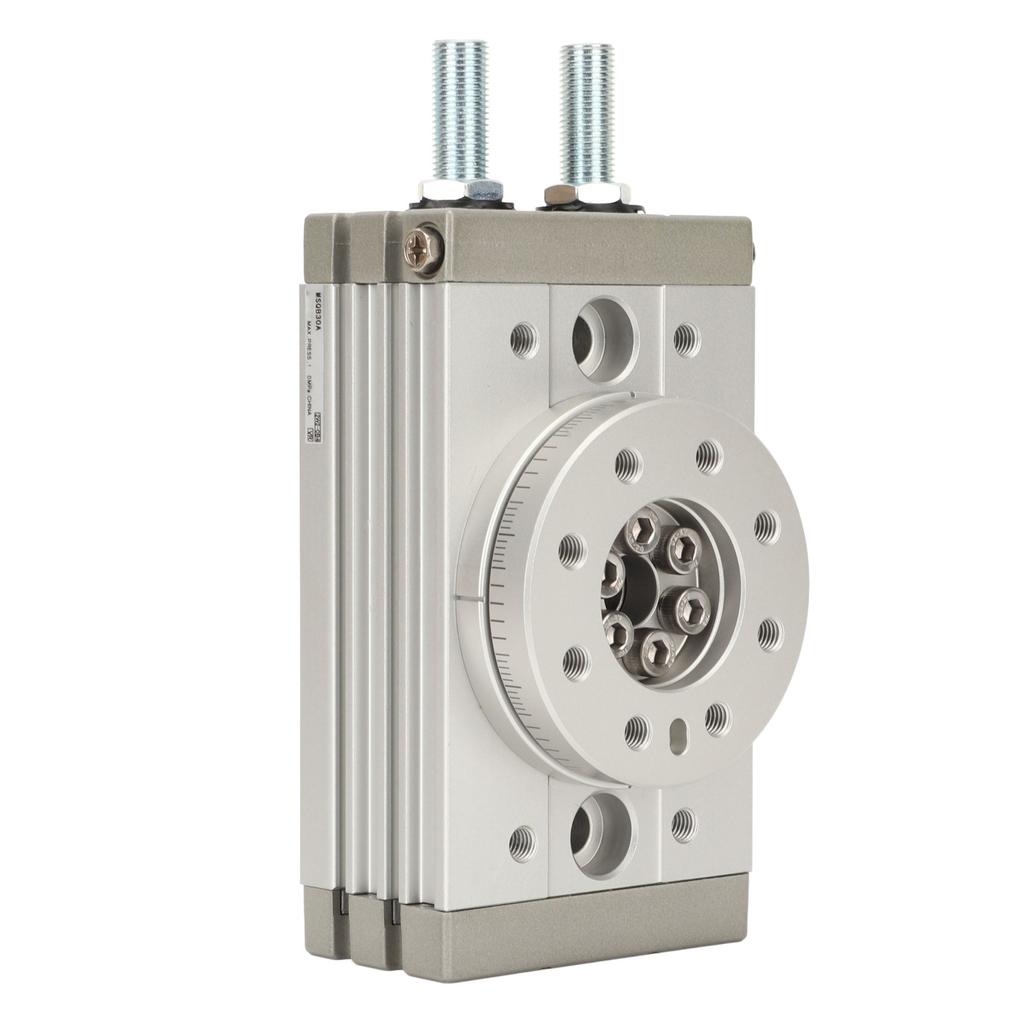 Rotary Pneumatic Air Cylinder 0 to 190 Degree Adjustable Aluminum Alloy High Strength Waterproof Rotate Cylinder