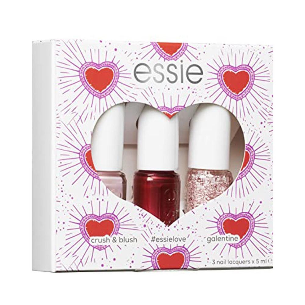 

Коробка из 3 лаков для ногтей 5 мл - Crush & Blush - Essielove - Galentine