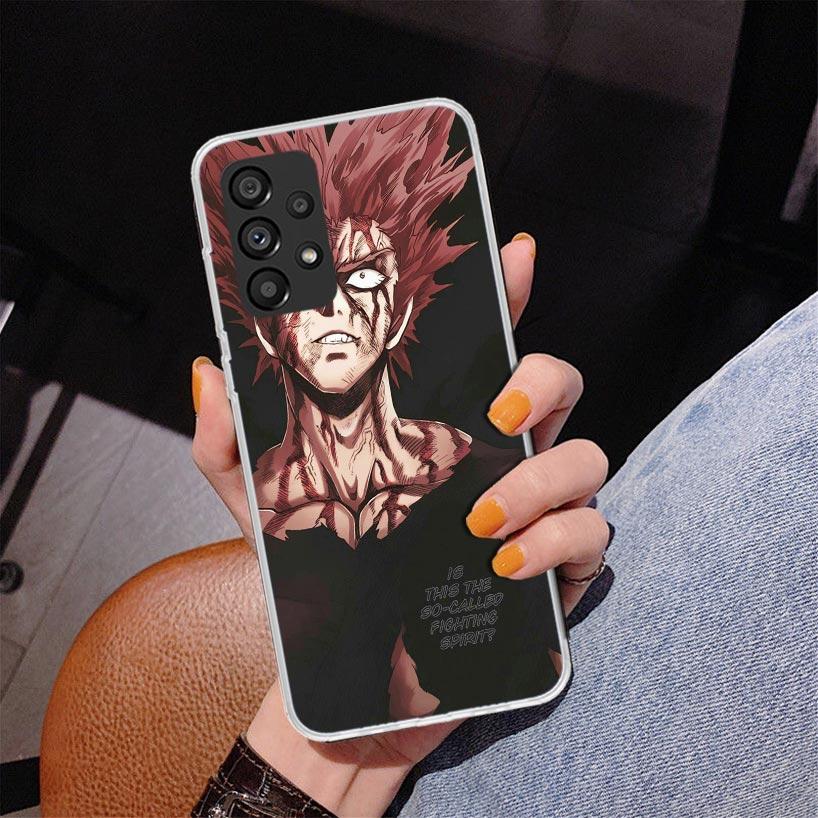 One P-Punch-Man Garou Phone Case For Samsung Galaxy A52 A32 A22 A12 A51 A31 A50S A30S A20S A10S Note 20 Ultra 10 Plus S10 A72 A7