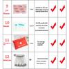 12Pcs Outdoor First Aids Kits Portable Emergency Outdoor Storage Bag Including Bandages Scissors Tweezers Enduring