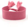 Ethnic Style Woven Bracelet with Embroidered Tassels - D Family DIY Promotion Wristband