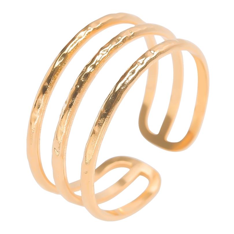 Stainless Steel Rings For Women Men Water Ripples Rainbow/Gold/Silver Color Ring Engagement Fashion Jewelry Party Bague Mujer