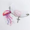 Stylish Hairpin With Soft Padded Wing Delicate Metalwork Hairpin Animen Style Hair Clip For Casual Or Prom Occasion