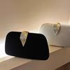 Women's Fashion Classic Leaf Buckle Box Dinner Bag Clutch Party Bag Annual Party Reception Handbag Chain Bag Wedding Mini Ba