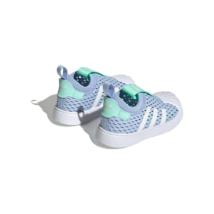 Adidas Originals SUPERSTAR 360 2.0 360 2 Mesh Low top Skateboard Shoes Blue White Infant And Toddler FZ5606