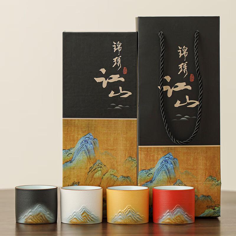 Forbidden City Cultural Ceramic Teacup Gift Set