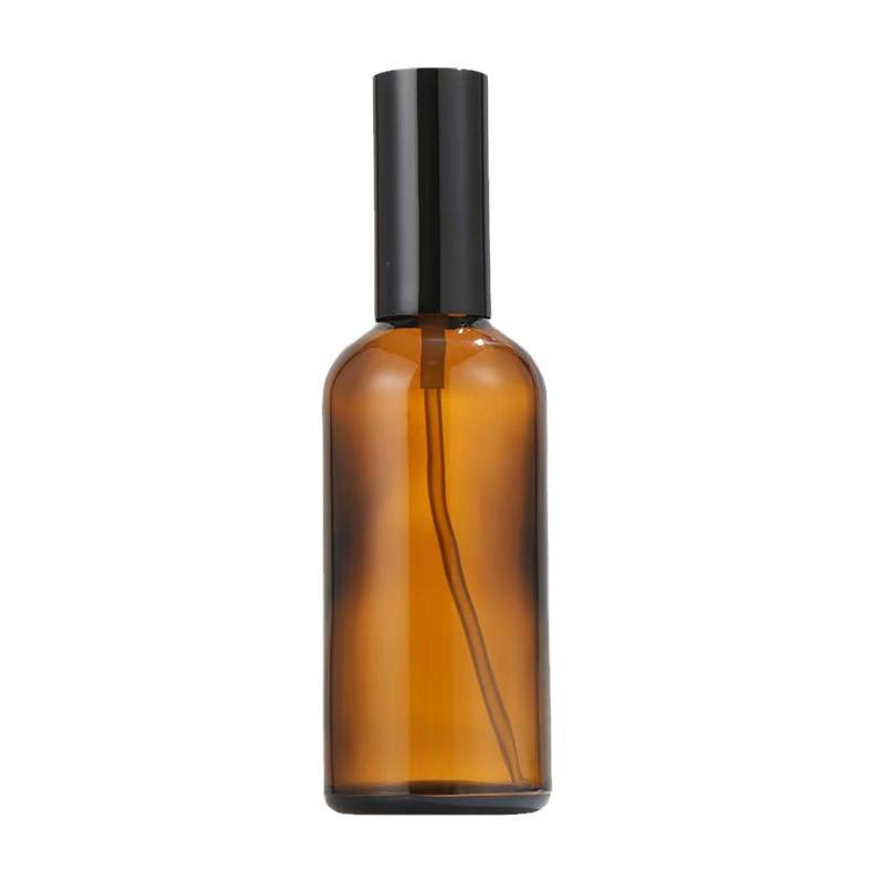 Brown Glass Spray Bottle: Light-Proof, Press-Type Serum Dispenser for Essential Oils