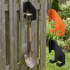 Heavy-Duty Wall Mount Chainsaw Holder Iron Shovel Hanger Chainsaw Rack  Garden Tool Storage