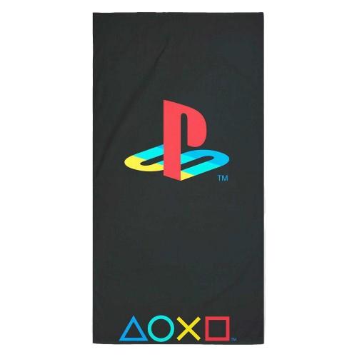 Playstation Retro Logo Bath Towel
