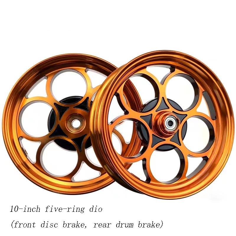 For Honda DIO five-ring wheels Alloy front back wheels  for DIO50 AF17 AF18 AF25 AF27 AF28 Z4 ZX AF34 AF35 AF56