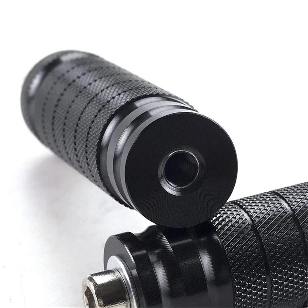 Fotstöd i aluminium baktill, halkfria fotpinnar, fotpinnar för motorcykel