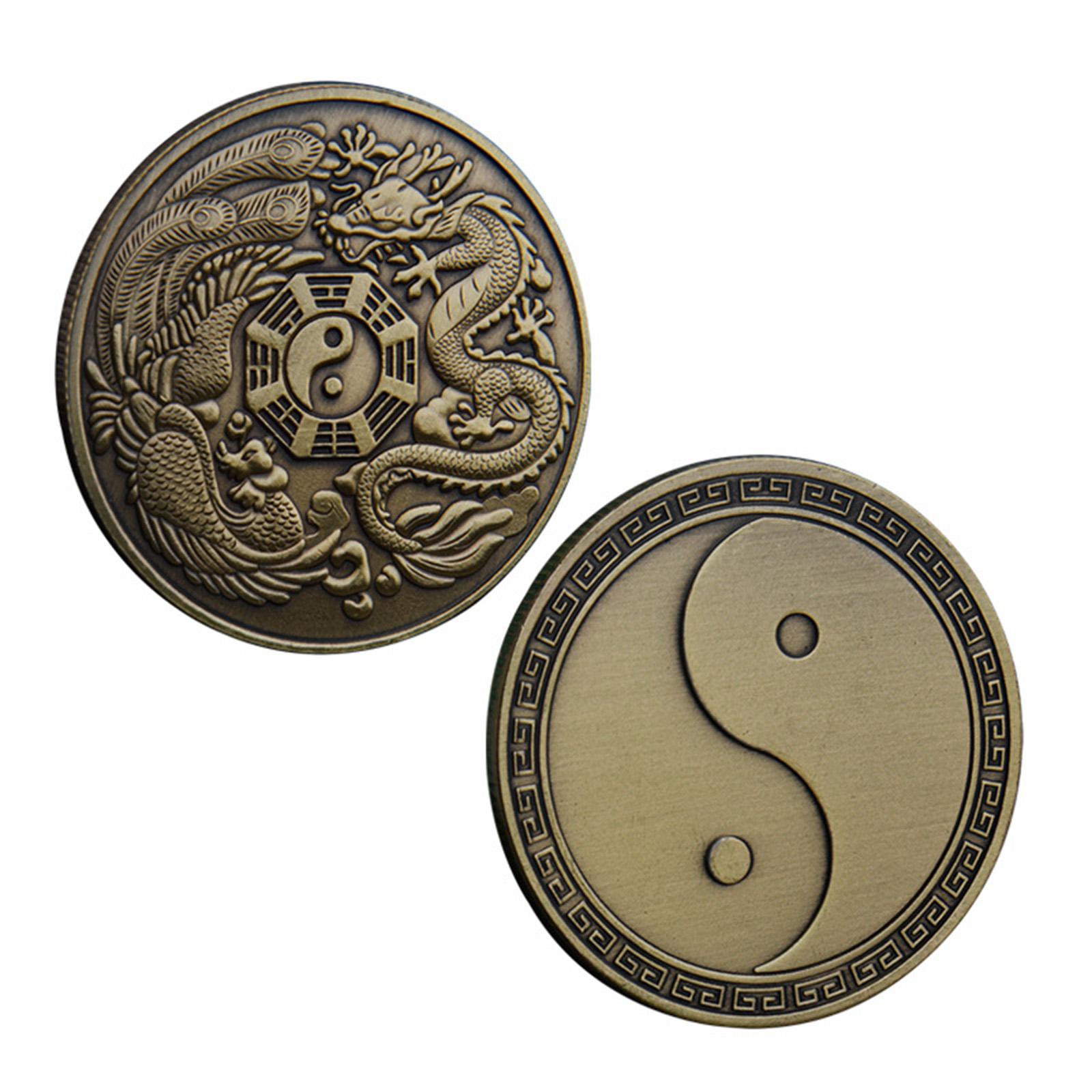 

Carved Commemorative Gifts With Bagua Diagrams And Antique Designs One Size