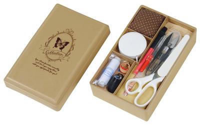 Misasa Misasa Sewing Set Sewing Set Sewing Set Compact Beige "TOREMY No.7870"