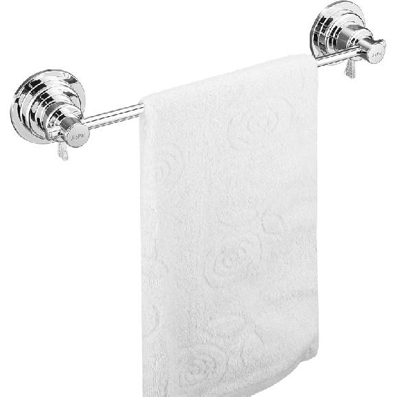 JiePai Suction Cup Towel Bar 16 Inch,Removable Vacuum Suction Towel Holder Suction Towel Rack for Bathroom Kitchen Suction Towel Bar-16 Inch
