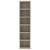 CD Cabinet In Sonoma Oak Finish 21 X 20 X 88 Cm Particleboard