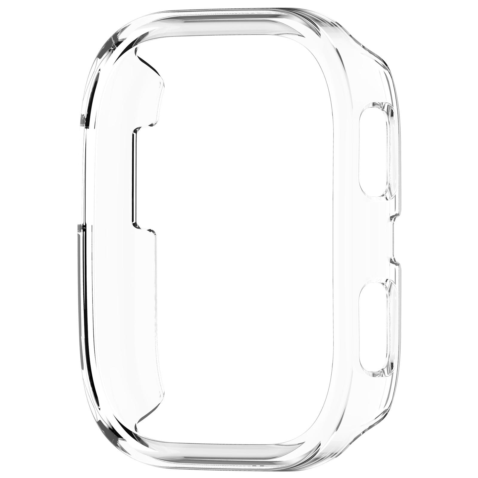 Lightweight Semi Enclosed Smartwatch Case Hollow Out PC Protector Cover Multiple Color Option For Bip 6(A2435)