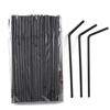 100pcs Mini Short Cocktail Straws Small Black Plastic Straw For Birthday Wedding Decor Party Event Drinking Straws