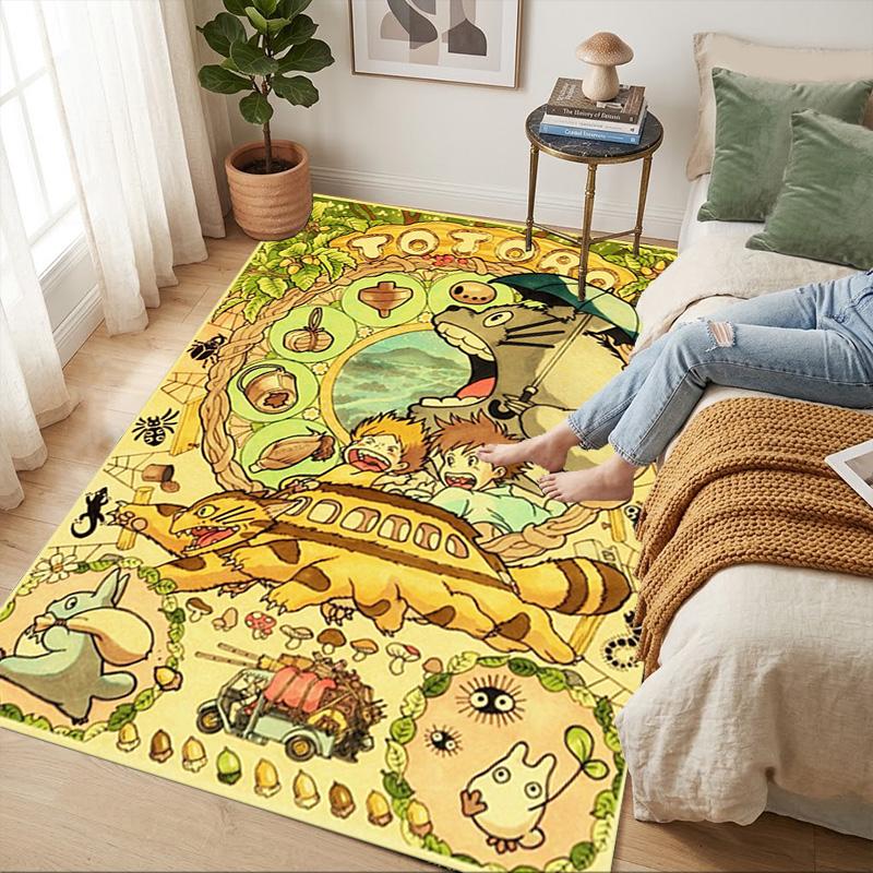 Neighbor Totoro Living Room Nonslip Area Rug Soft Carpet For Bedroom Game Playroom Sofa Office Home Decor Doormat Christmas Gift C9301770