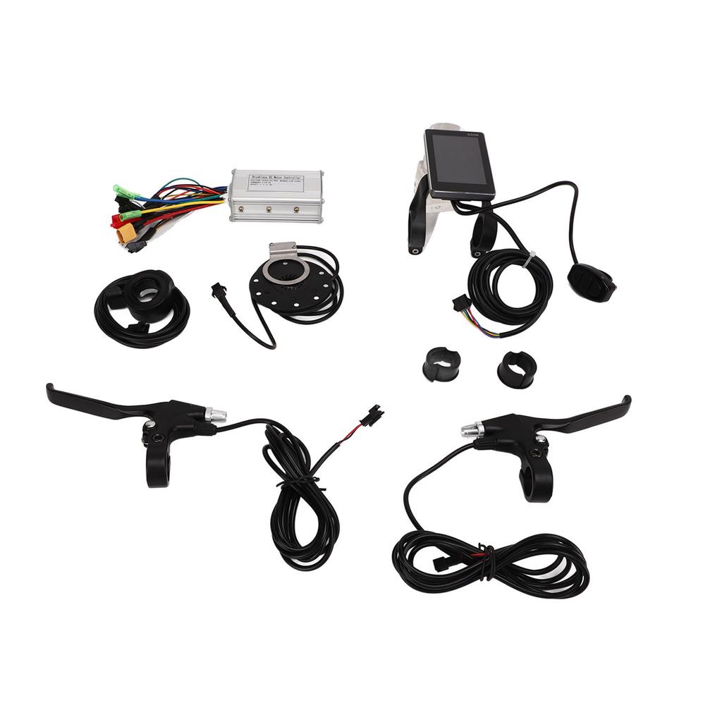 17A 24V 36V 48V 3 Mode Motor Controller GD06 Panel Electric Bike Modified Controller Set for 350W