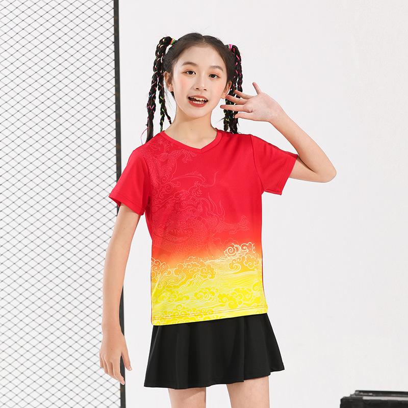 Unisex Quick-Drying Table Tennis & Badminton Training Shirt