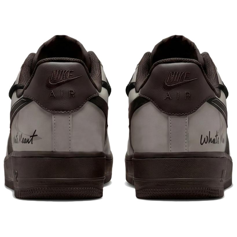 Nike Air Force 1 Skateboard Shoes Men's Low Top Gray/Brown IH1698-200(Team1727-)