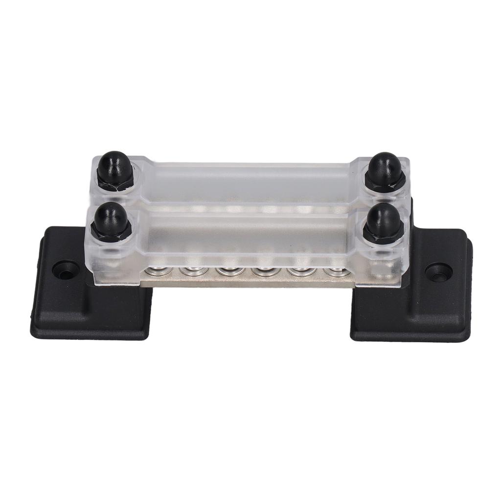 12 Post Power Distribution Block 48V 150A Dual Row Terminals Bus Bar with M4 Bolts M6 Stud