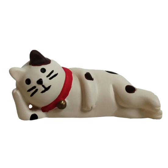 Mini Cat Model Small Garden Decor Resin Miniature Zakka Cat Figurine for Fun