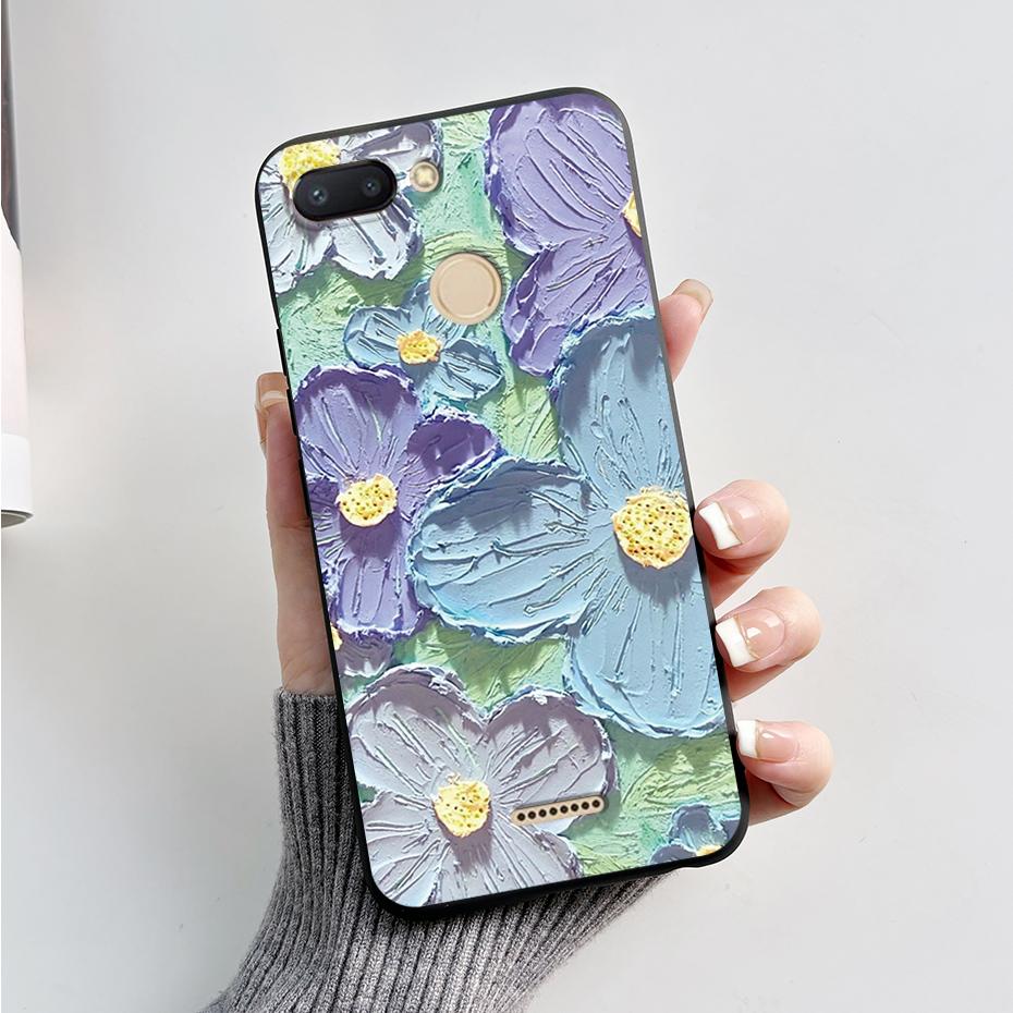 For Xiaomi Redmi 6 Case Redmi 6A Cute Cartoon Frog Back Cover Silicone Soft Phone Case For Xiaomi Redmi 6 6A Redmi6 Coque Bumper