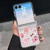 Hinged Magnetic Phone Case For Samsung Z FlIP 7 FE 6 5 Colorful Buttons Blocks Print Folding Phone Cover For Galaxy Z Flip7 Flip6