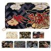 Tsukikage Coin Round Perfect for Elegant and Saaya Pattern with Dragon and Black Design [leo&aoi] Nishijin-ori Case, Zipper, Kimono, High-Quality