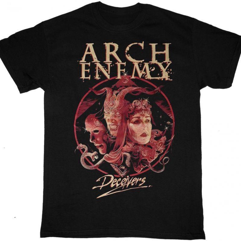 Arch Enemy Deceivers Tour 2023 Черная Футболка S разноцветный