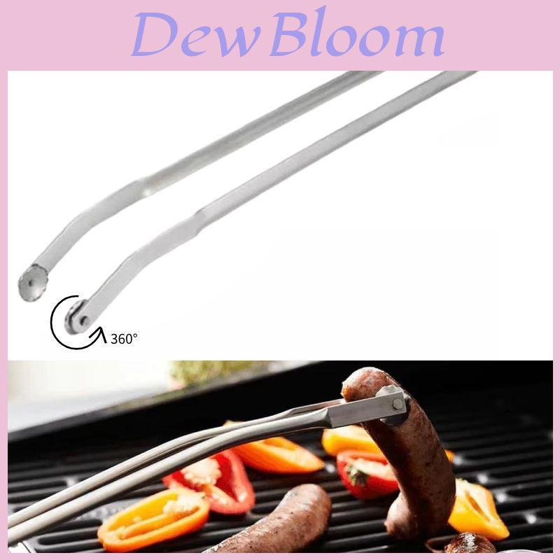Premium Bbq Sausage Turning Tongs Durable Heat-resistant Hot Dog Flipper Tool