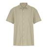 Designer Frühling Sommer Herren Freizeit Baumwolle Leinen Farbe Kurzarm Hemden Lockere Hemden