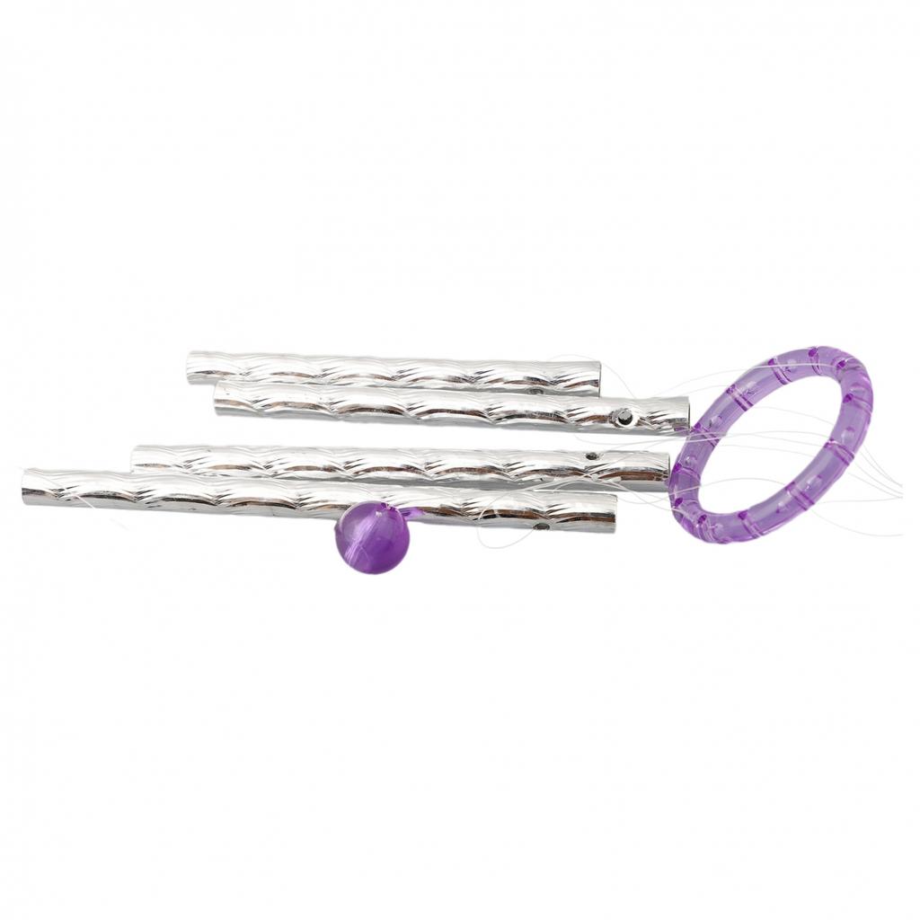 Wind Chime Yard Garden Metal Tubes Outdoor Ornament Necessary Small Smooth 40cm