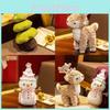 Christmas Tree Snowman Elk Plush Doll Soft Toy For Holiday Gifts And Kids Room Decor