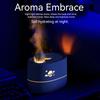 Essential Oil Diffuser with Rocket Night Light Aromatherapy Machine Colorful Flame Aroma Diffuser for Home Office Decor