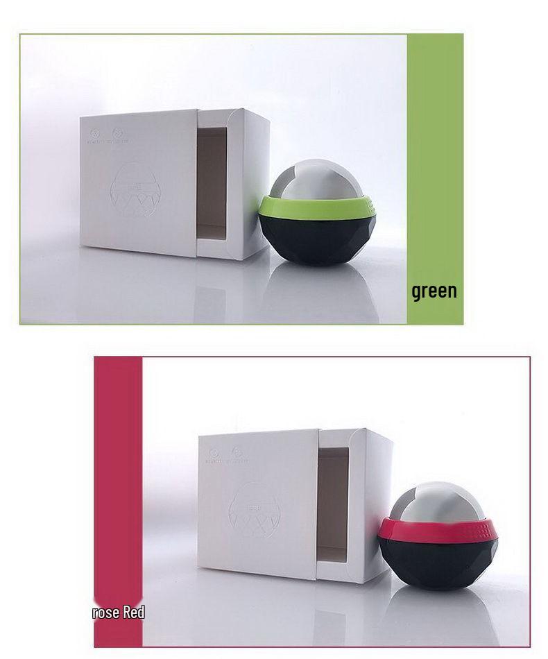 Diamond Edition Stainless Steel Massage Ball - Hot/Cold Therapy Handheld Roller for Muscle Relaxation, Yoga, Fitness (60mm)