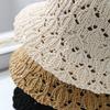 Women's Knitted Bucket Hat For Spring Summer - Breathable Solid Color Sun Hat Casual Minimalist Design For Outdoor Travel Dail