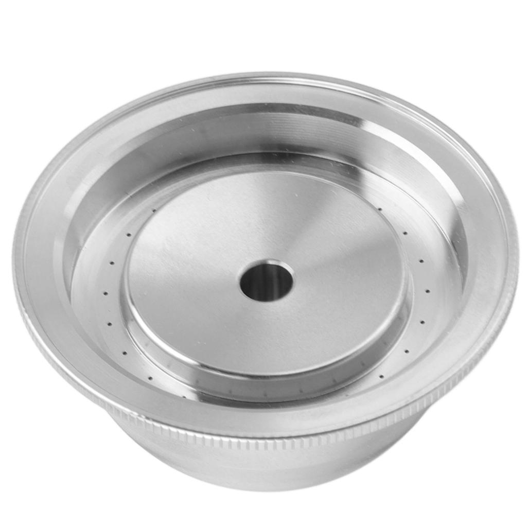 Reusable Coffee Capsule Filter Stainless Steel Refillable Coffee Machine Pod with Spoon Brush