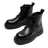 Spring big head business casual leather shoes lace-up soft sole versatile men's dress black men's leather shoes non-slip 5155-R